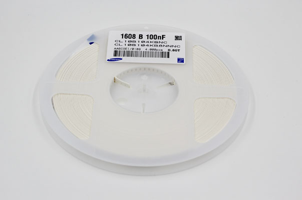 三星陶瓷电容 0603 50V 0.1UF CL10B104KB8NNNC